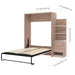 Modubox Murphy Wall Bed Cielo Full Murphy Wall Bed with Storage Cabinet (79W) - Available in 2 Colours