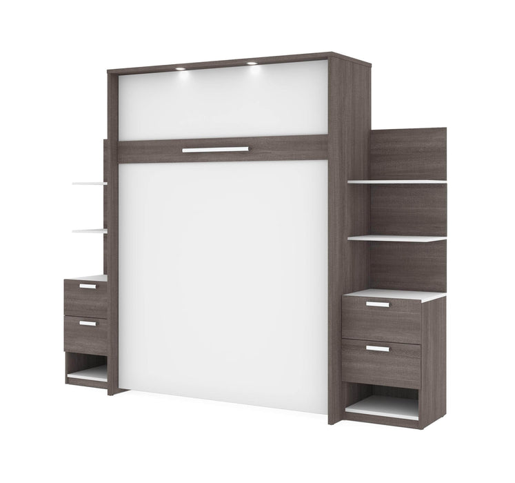 Modubox Murphy Wall Bed Cielo Queen Murphy Wall Bed with Storage (104W) - Available in 2 Colours