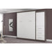 Modubox Murphy Wall Bed Nebula 90" Set including a Queen Wall Murphy Bed and One Storage Unit with Drawers - Available in 3 Colours