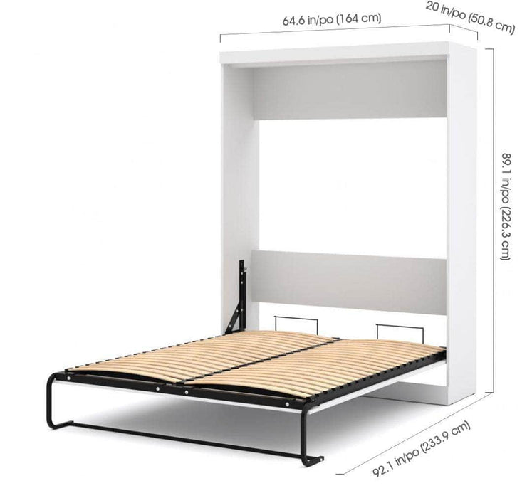 Modubox Murphy Wall Bed Nebula Queen Size Murphy Wall Pull Down Bed - Available in 3 Colours