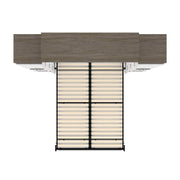 Modubox Murphy Wall Bed Orion 104"W Queen Murphy Wall Bed with 2 Storage Cabinets and Pull-Out Shelves - Available in 2 Colours