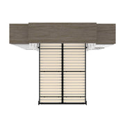 Modubox Murphy Wall Bed Orion 104"W Queen Murphy Wall Bed with Narrow Storage Solutions and Drawers - Available in 2 Colours
