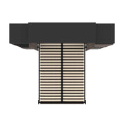 Modubox Murphy Wall Bed Orion 104"W Queen Murphy Wall Bed with Narrow Storage Solutions and Drawers - Available in 2 Colours