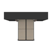 Modubox Murphy Wall Bed Orion 118"W Full Murphy Wall Bed and 2 Shelving Units - Available in 2 Colours