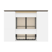 Modubox Murphy Wall Bed Orion 118"W Full Murphy Wall Bed with Multifunctional Storage and Drawers - Available in 2 Colours