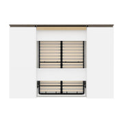 Modubox Murphy Wall Bed Orion 118"W Full Murphy Wall Bed with Multifunctional Storage - Available in 2 Colours