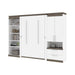 Modubox Murphy Wall Bed Orion 118"W Full Murphy Wall Bed with Multifunctional Storage - Available in 2 Colours