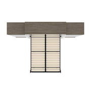 Modubox Murphy Wall Bed Orion 124"W Queen Murphy Wall Bed with 2 Shelving Units - Available in 2 Colours