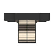 Modubox Murphy Wall Bed Orion 124"W Queen Murphy Wall Bed with 2 Shelving Units - Available in 2 Colours