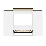 Modubox Murphy Wall Bed Orion 124"W Queen Murphy Wall Bed with Multifunctional Storage and Drawers - Available in 2 Colours