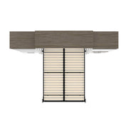 Modubox Murphy Wall Bed Orion 124"W Queen Murphy Wall Bed with Multifunctional Storage and Drawers - Available in 2 Colours