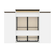 Modubox Murphy Wall Bed Orion 124"W Queen Murphy Wall Bed with Multifunctional Storage - Available in 2 Colours