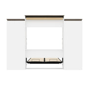 Modubox Murphy Wall Bed Orion 124"W Queen Murphy Wall Bed with Multifunctional Storage - Available in 2 Colours