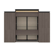 Modubox Murphy Wall Bed Orion 124"W Queen Murphy Wall Bed with Multifunctional Storage - Available in 2 Colours