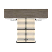 Modubox Murphy Wall Bed Orion 98"W Full Murphy Wall Bed with 2 Storage Cabinets and Pull-Out Shelves - Available in 2 Colours