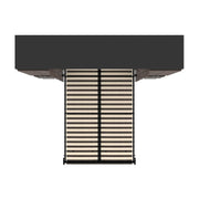 Modubox Murphy Wall Bed Orion 98"W Full Murphy Wall Bed with 2 Storage Cabinets and Pull-Out Shelves - Available in 2 Colours