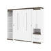 Modubox Murphy Wall Bed Orion 98"W Full Murphy Wall Bed with Narrow Storage Solutions - Available in 2 Colours