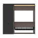 Modubox Murphy Wall Bed Orion Full Murphy Wall Bed and Shelving Unit with Fold-Out Desk (89W) - Available in 2 Colours