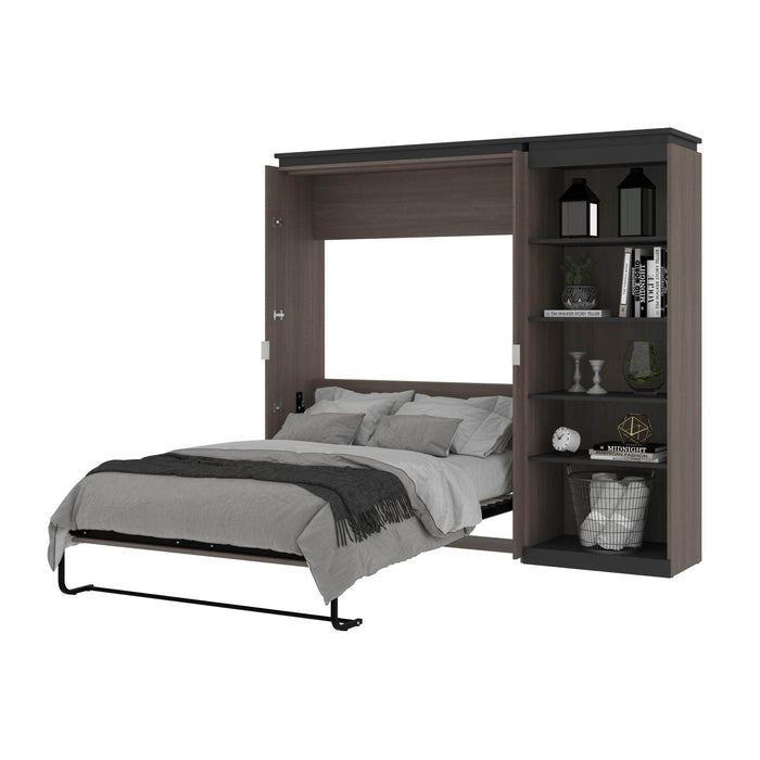 Modubox Murphy Wall Bed Orion Full Murphy Wall Bed With Shelving Unit - Available in 2 Colours