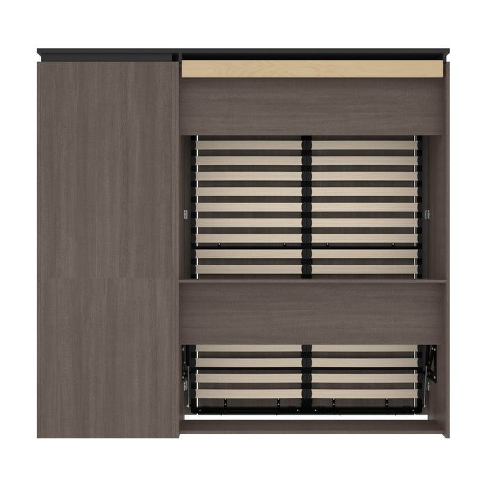 Modubox Murphy Wall Bed Orion Full Murphy Wall Bed with Storage Cabinet and Pull-Out Shelf - Available in 2 Colours