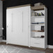 Modubox Murphy Wall Bed Orion Queen Murphy Wall Bed with Shelving Unit and Drawers - Available in 2 Colours