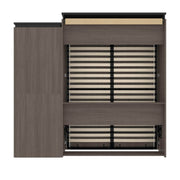 Modubox Murphy Wall Bed Orion Queen Murphy Wall Bed with Shelving Unit and Drawers - Available in 2 Colours