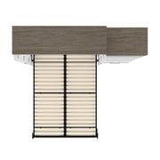 Modubox Murphy Wall Bed Orion Queen Murphy Wall Bed with Shelving Unit and Drawers - Available in 2 Colours