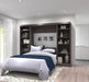 Modubox Murphy Wall Bed Pur Full Murphy Bed with 2 Storage Units (109W) - Available in 3 Colours