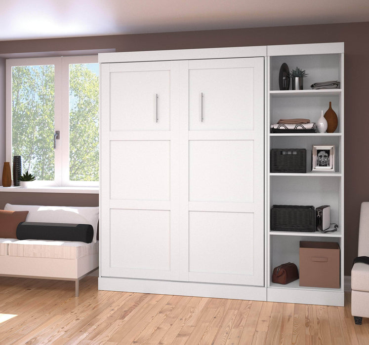 Modubox Murphy Wall Bed Pur Full Murphy Full Bed with Storage Unit (84W) - Available in 3 Colours
