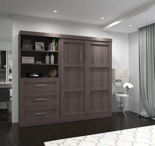 Modubox Murphy Wall Bed Pur Full Murphy Wall Bed and Storage Unit with Drawers (95W) - Available in 2 Colours