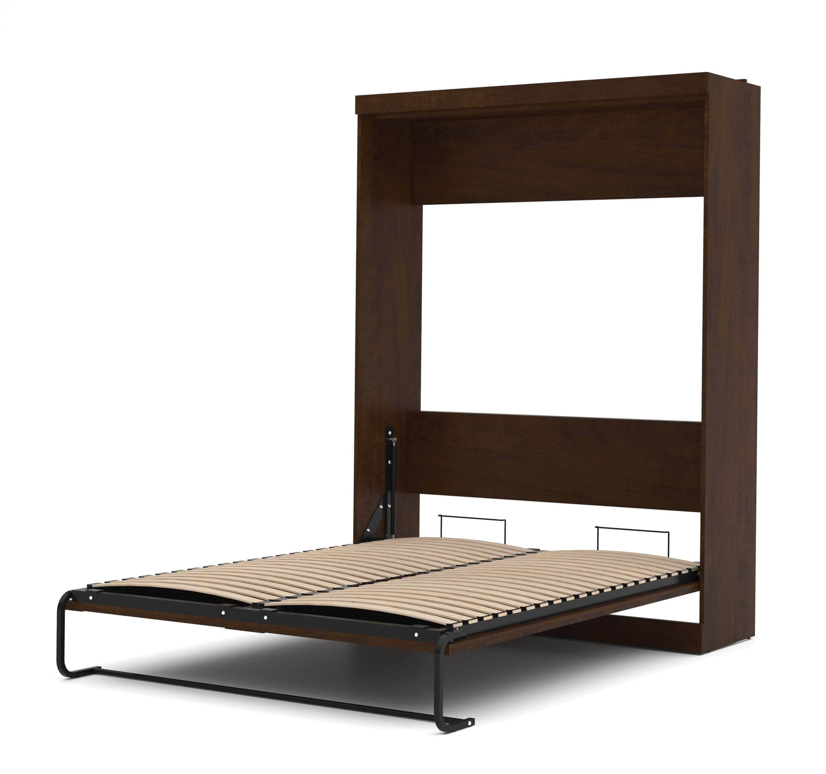 Modubox Pur Queen Murphy Pull Down Wall Bed and 2 Storage Units with ...