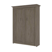 Modubox Murphy Wall Bed Versatile 59"W Full Murphy Wall Bed in Walnut Grey