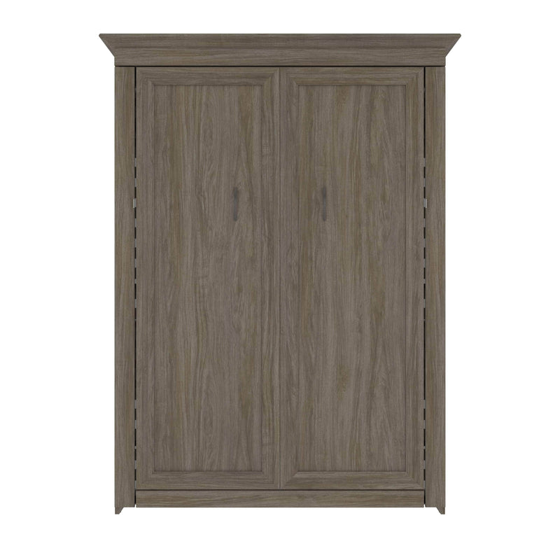 Modubox Murphy Wall Bed Versatile 59"W Full Murphy Wall Bed in Walnut Grey