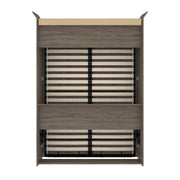 Modubox Murphy Wall Bed Versatile 59"W Full Murphy Wall Bed in Walnut Grey