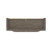 Modubox Murphy Wall Bed Versatile 59"W Full Murphy Wall Bed in Walnut Grey