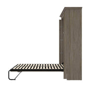 Modubox Murphy Wall Bed Versatile 59"W Full Murphy Wall Bed in Walnut Grey