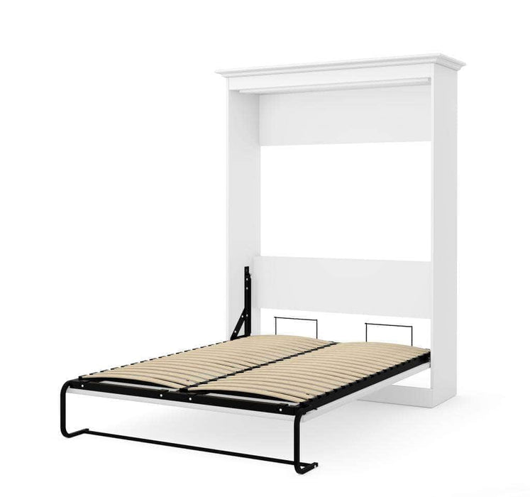 Modubox Murphy Wall Bed Versatile Full Size Murphy Bed in White