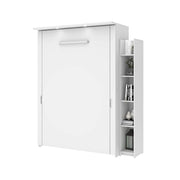 Modubox Murphy Wall Bed White Lumina Full Murphy Wall Bed and 1 Storage Unit (69”) - White