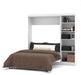 Modubox Murphy Wall Bed White Pur Full Murphy Full Bed with Storage Unit (84W) - Available in 3 Colours