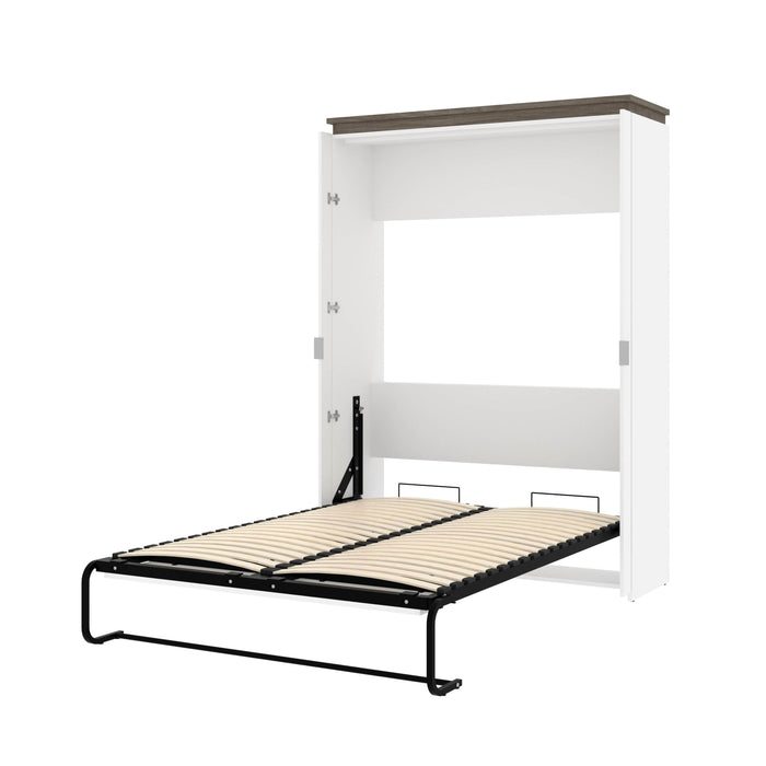 Modubox Murphy Wall Bed White & Walnut Grey Orion 57"W Full Murphy Wall Bed - Available in 2 Colours