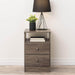 Modubox Nightstand Drifted Grey Astrid 2-Drawer Nightstand - Multiple Options Available