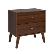 Modubox Nightstand Milo Mid Century Modern 2-drawer Nightstand - Available in 4 Colours