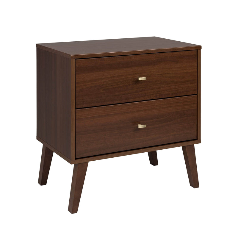 Modubox Nightstand Milo Mid Century Modern 2-drawer Nightstand - Available in 4 Colours