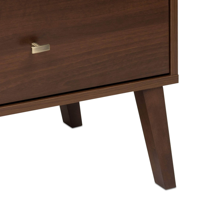 Modubox Nightstand Milo Mid Century Modern 2-drawer Nightstand - Available in 4 Colours