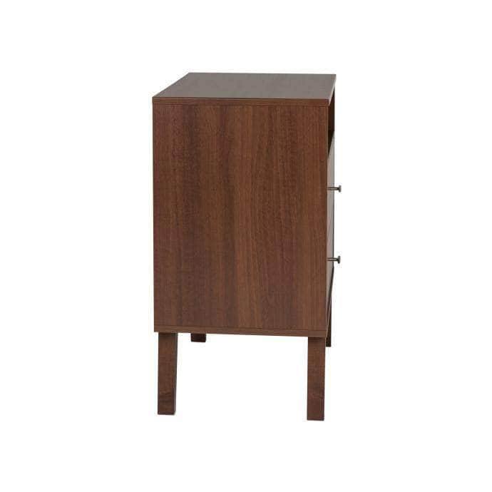 Modubox Nightstand Milo Mid Century Modern 2-drawer Tall Nightstand with Open Shelf - Available in 5 Colours