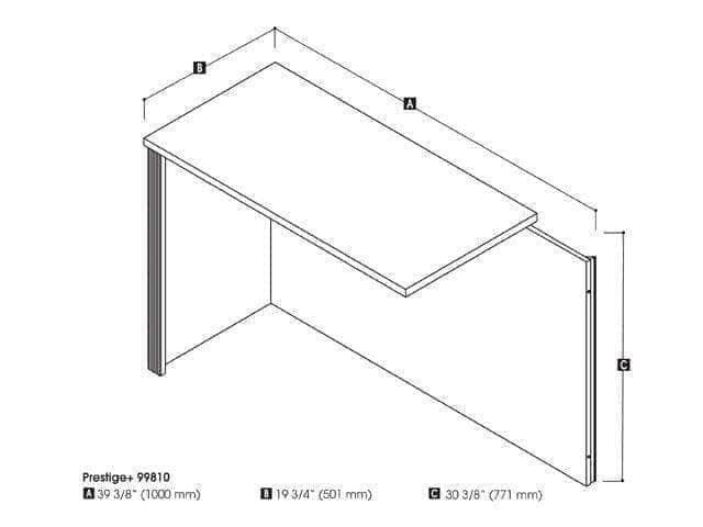 Modubox Return Table Prestige+ Return Table - Available in 3 Colours