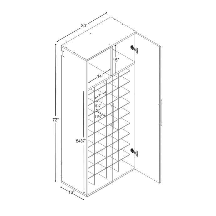 Modubox Shoe Cabinet HangUps Shoe Storage - Available in 2 Colours