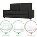 Modubox Sofa Universel Sofa for Queen Murphy Bed (No Backrest) - Available in 2 Colours