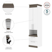 Modubox Storage Cabinet Orion 20"W Storage Cabinet with Pull-Out Shelf - Available in 2 Colours