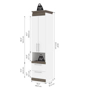 Modubox Storage Cabinet Orion 20"W Storage Cabinet with Pull-Out Shelf - Available in 2 Colours